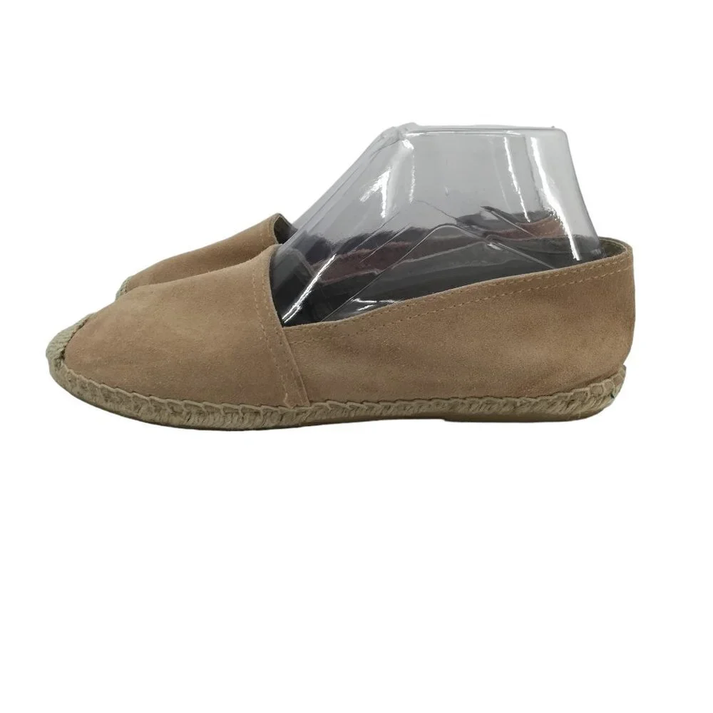 Maypol Suede Flat Espadrilles Shoes Slip On Size 39 US 8.5 Made in Spain Anthro